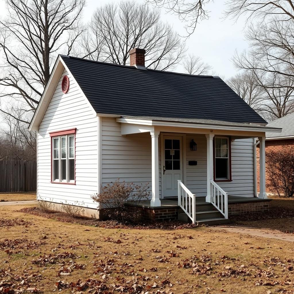 Elvis Presley's childhood home in Tupelo, Mississippi