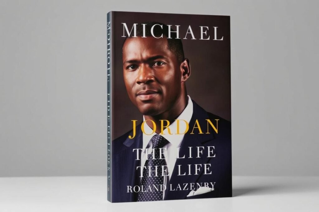 Michael Jordan: The Life biography book cover, detailing his Air to the Throne story Michael Jordan: The Life biography book cover, detailing his Air to the Throne story