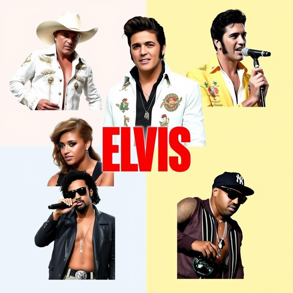 Modern artists from different genres showing Elvis's influence