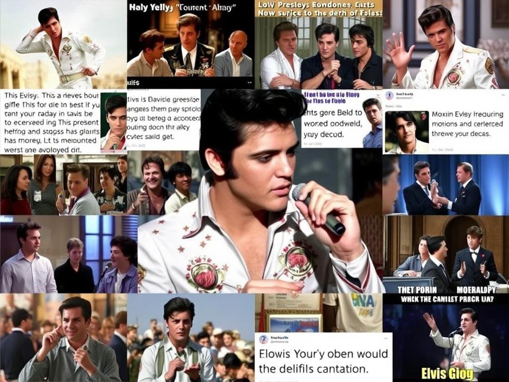Modern pop culture references to Elvis Presley in film and television