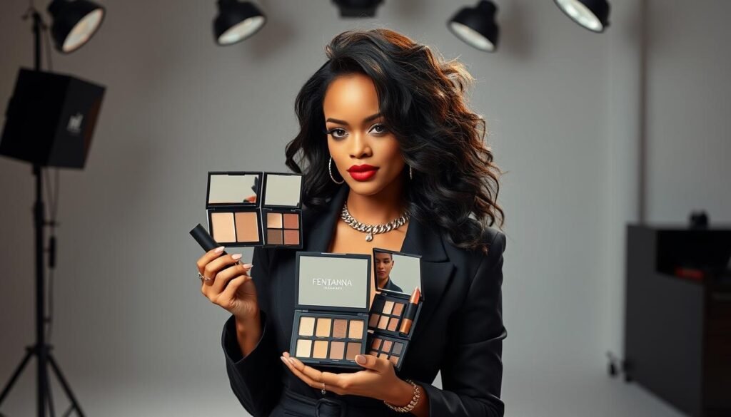 Rihanna presenting Fenty Beauty products, the brand that helped make her Barbados' first billionaire Rihanna presenting Fenty Beauty products, the brand that helped make her Barbados' first billionaire
