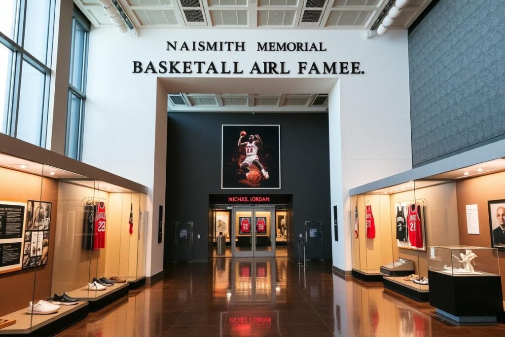 The Basketball Hall of Fame featuring Michael Jordan's Air to the Throne exhibits The Basketball Hall of Fame featuring Michael Jordan's Air to the Throne exhibits