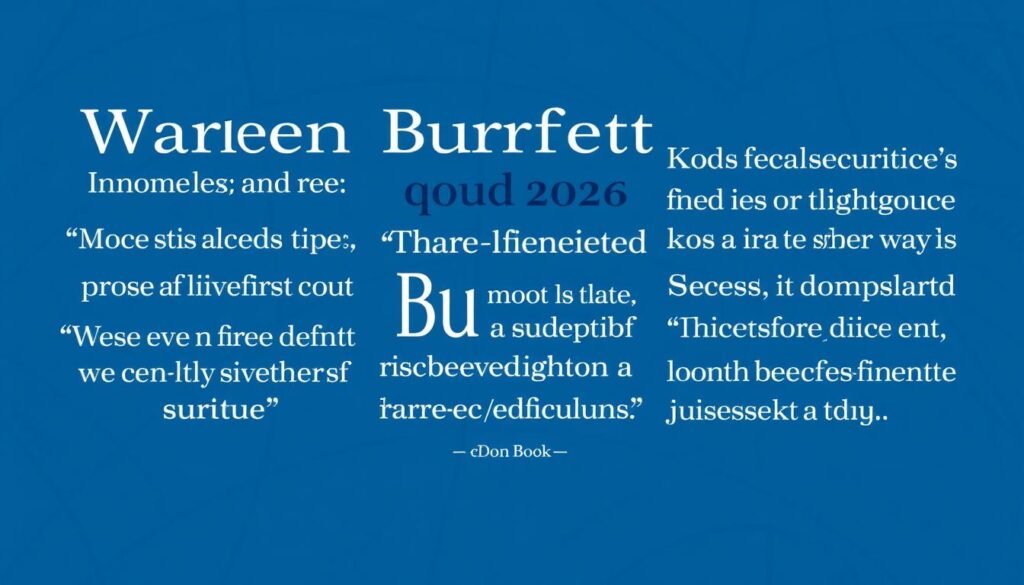 Visual representation of Warren Buffett's famous quotes as the Oracle of Omaha Visual representation of Warren Buffett's famous quotes as the Oracle of Omaha
