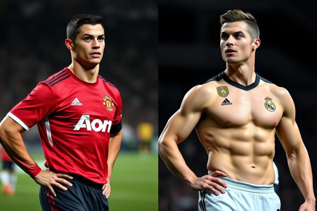 Cristiano Ronaldo – Built Not Born training in the gym showing his physical transformation