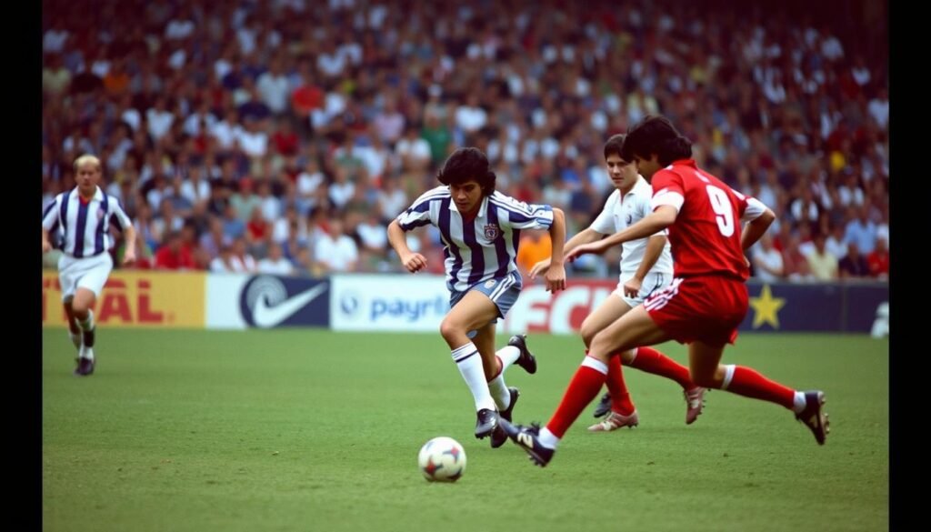Maradona's Goal of the Century against England in the 1986 World Cup