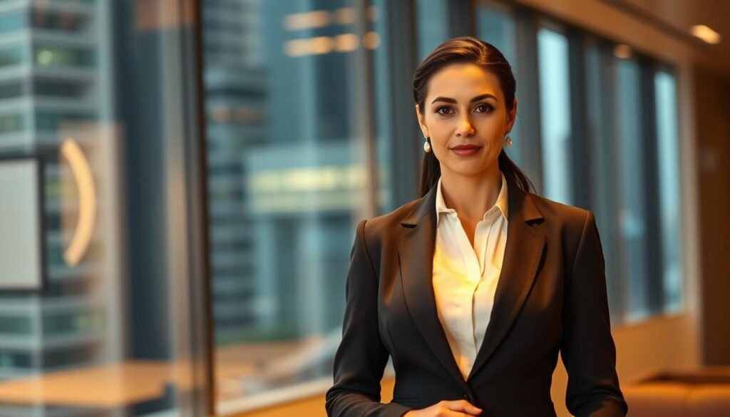 businesswoman leadership style