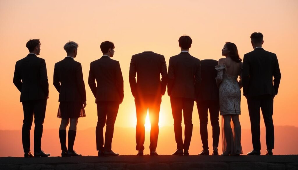 BTS members looking toward the future, symbolizing their ongoing impact on the K-Pop takeover
