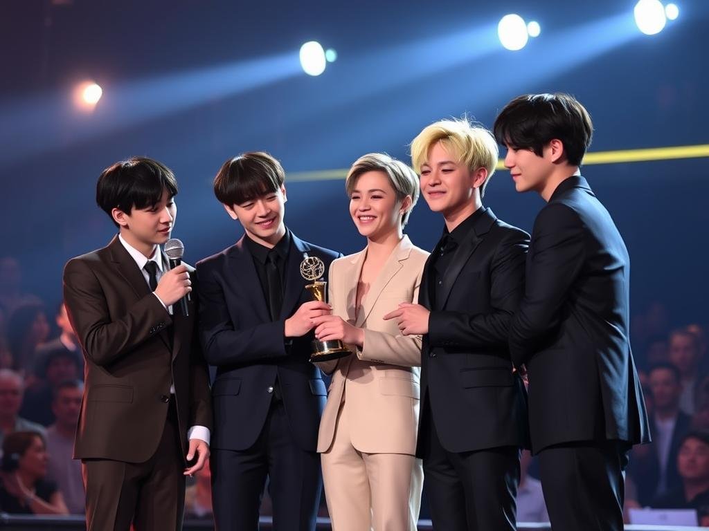 BTS receiving a major international award despite cultural barriers during K-Pop takeover