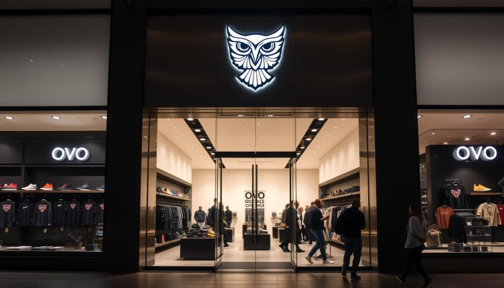 Drake's OVO brand store, part of his business empire in his journey from Degrassi to global domination