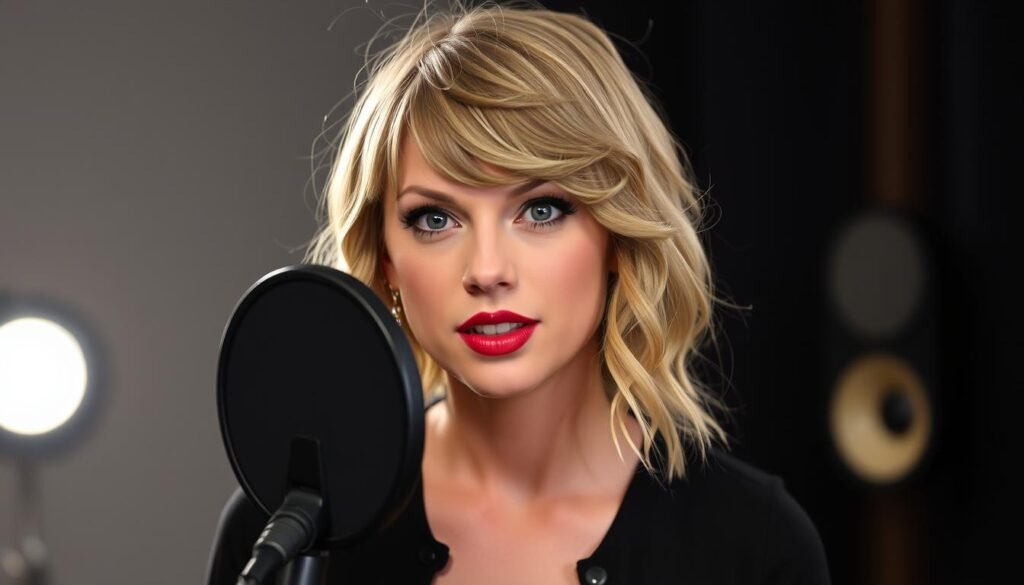 Taylor Swift announcing her re-recording project with 'Taylor's Version' branding