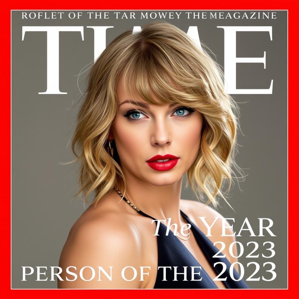 Taylor Swift on the cover of TIME Magazine as Person of the Year