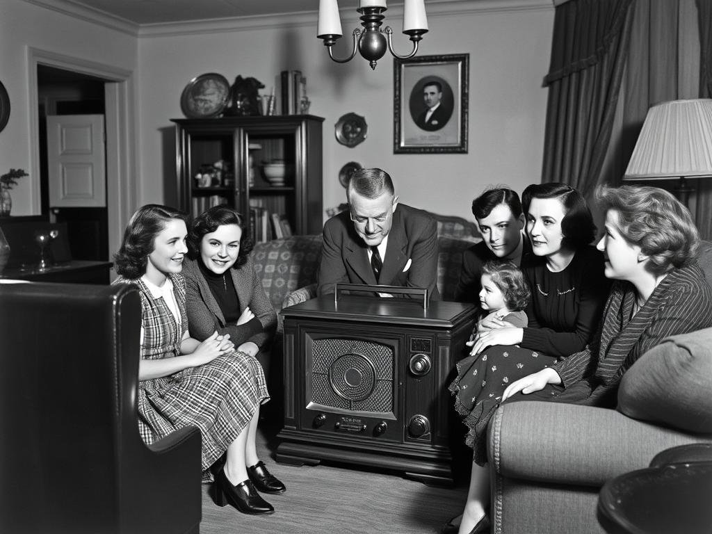 Franklin D. Roosevelt Leading Through Crisis - FDR speaking directly to Americans through radio