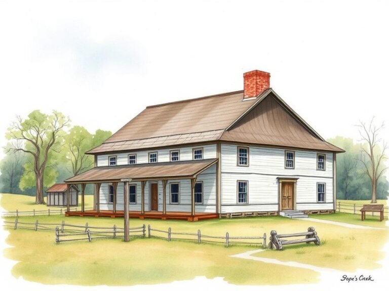 George Washington's birthplace at Pope's Creek, Virginia