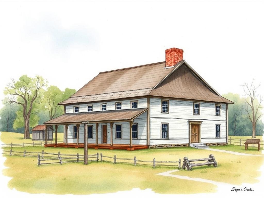 George Washington's birthplace at Pope's Creek, Virginia