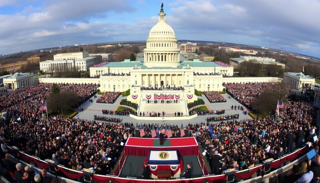 Presidential Inauguration ceremony at the U.S. Capitol