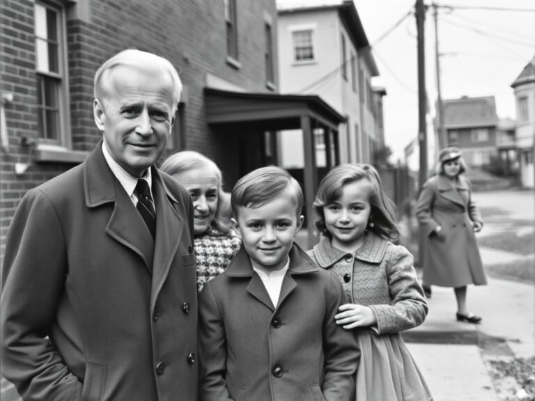 Young Joe Biden in Scranton, Pennsylvania