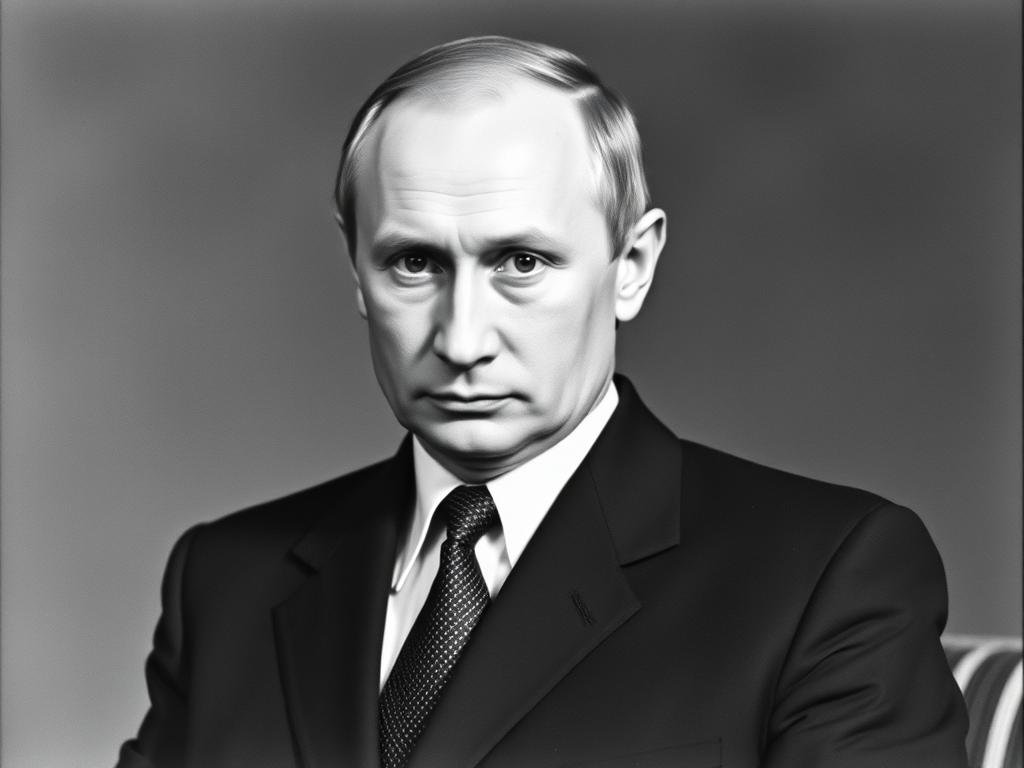 Young Vladimir Putin during his KGB years