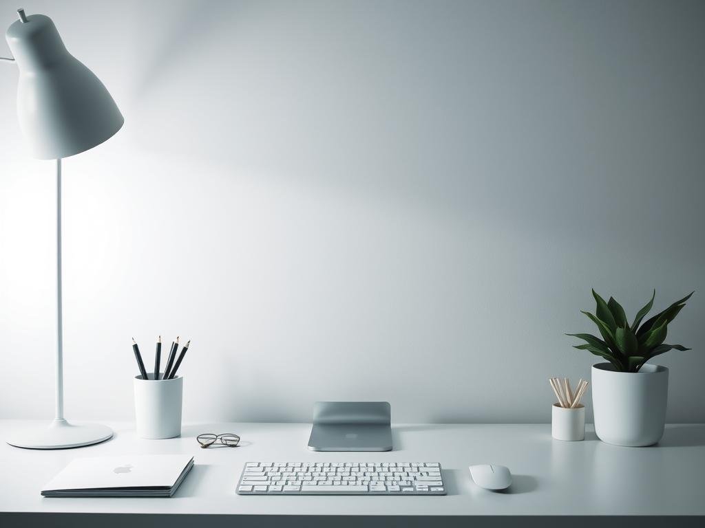 Minimalist workspace showing focus and simplicity