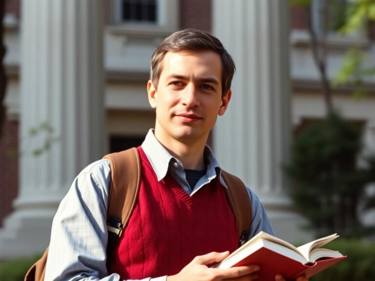 Young Jeff Bezos at Princeton University in the 1980s