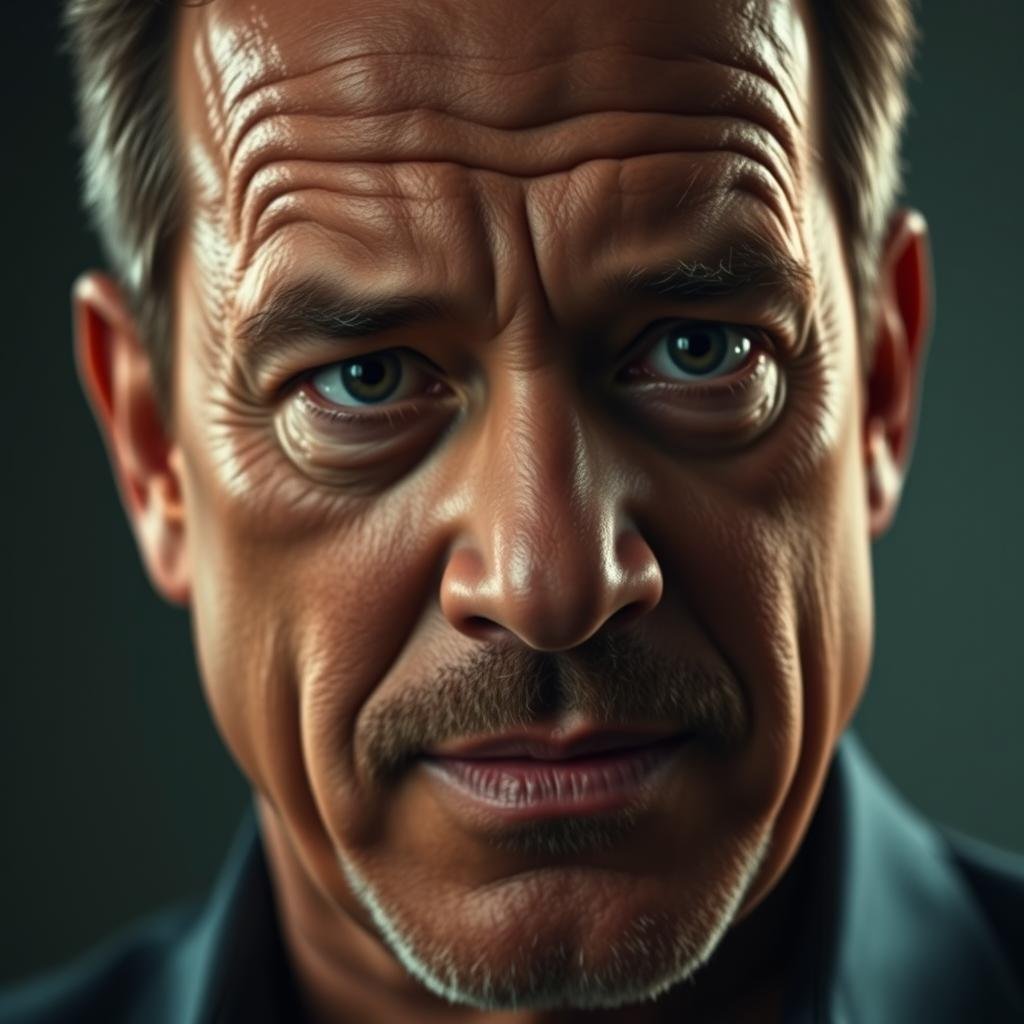 Close-up of Tom Hanks showing emotional range