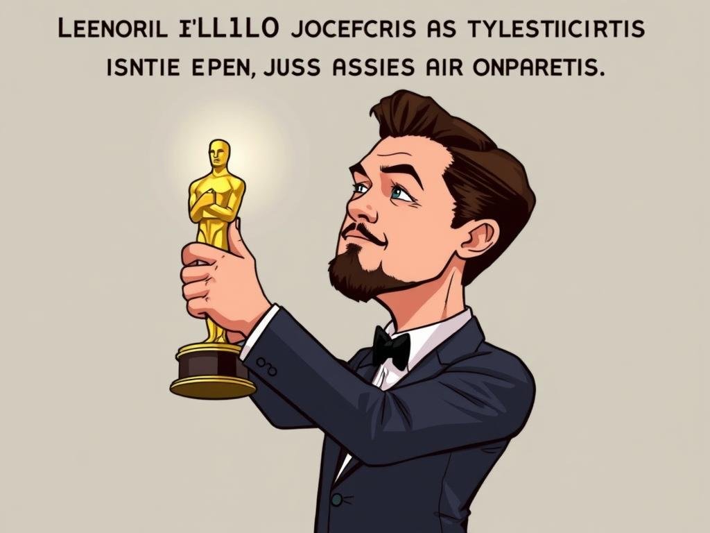 Internet meme about Leonardo DiCaprio's Oscar drought