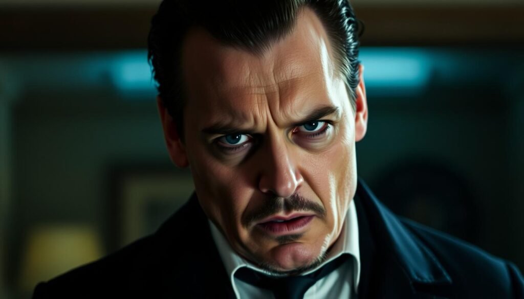 Johnny Depp in Black Mass, showing his dramatic transformation for a serious role