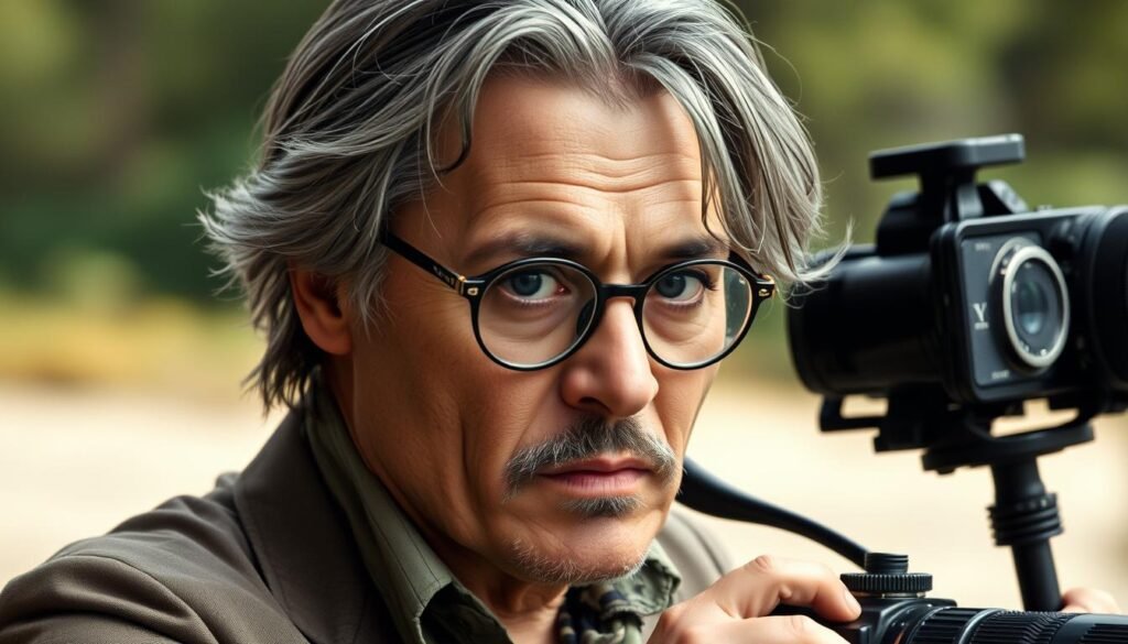 Johnny Depp in a recent film role, showing his continued artistic evolution