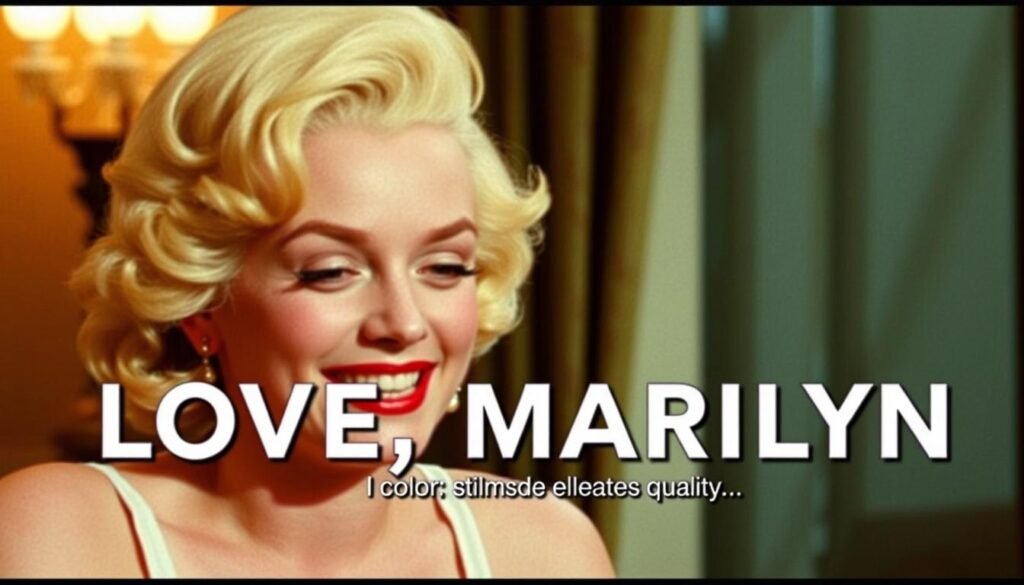 Still from the documentary Love, Marilyn