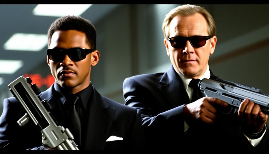 Will Smith in Men in Black, one of his most iconic blockbuster roles