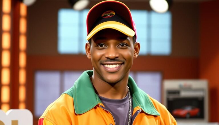 Will Smith in The Fresh Prince of Bel-Air, showcasing his early career breakthrough role