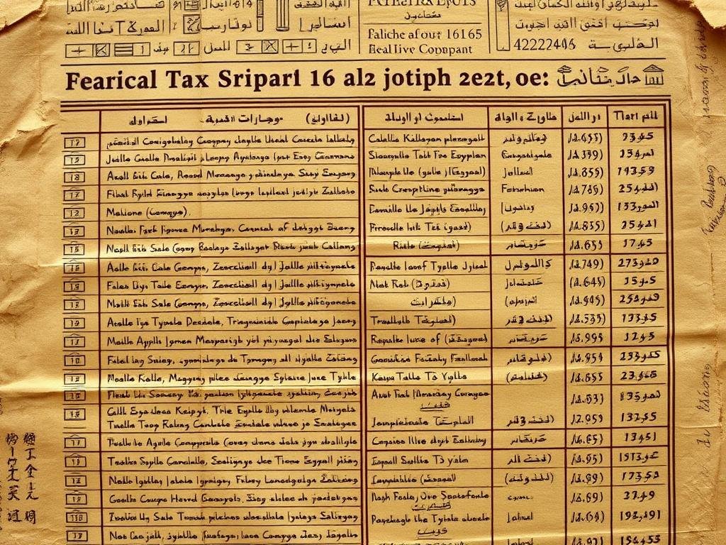 Papyrus document showing tax records or administrative decree from Cleopatra's reign with Greek and Demotic script