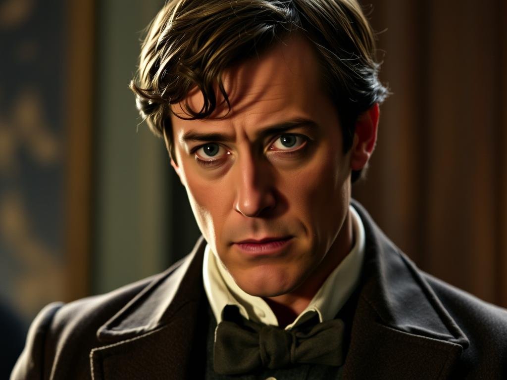 Robert Downey Jr. as Sherlock Holmes, showcasing his mental and physical transformation for the role - another example of his iron will in character preparation