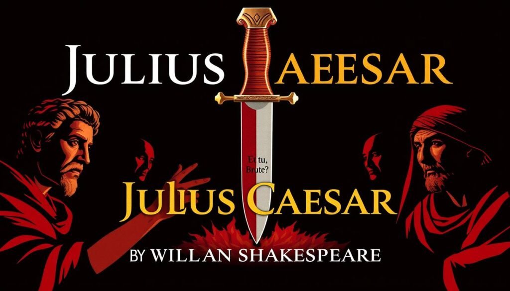 Shakespeare's Julius Caesar play depicting the famous betrayal