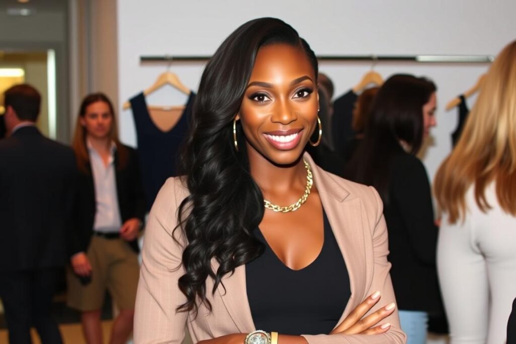 Venus Williams at a business event for her EleVen brand