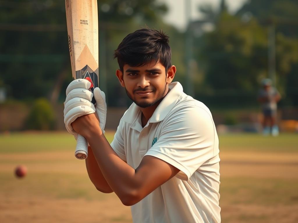 Young Virat Kohli playing cricket in Delhi during his formative years