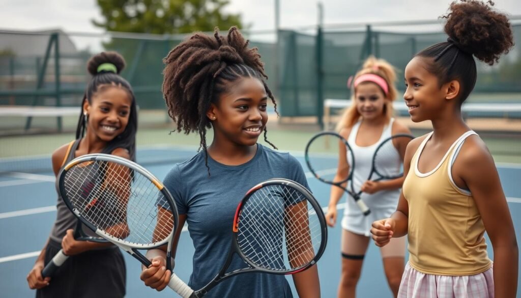 Young tennis players inspired by Serena and Venus Williams' legacy