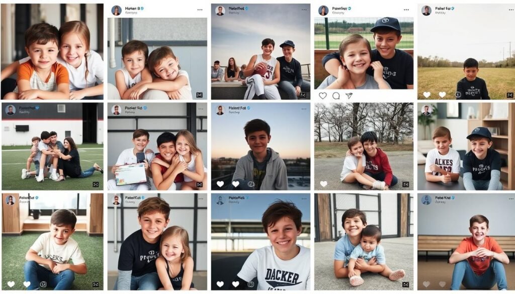 Social media posts showing Cristiano Ronaldo Jr.'s life beyond football